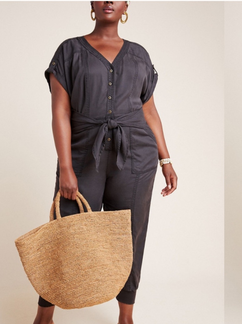 Huxley Utility Jogger Jumpsuit
NWT
Anthropologie 
Color- Black